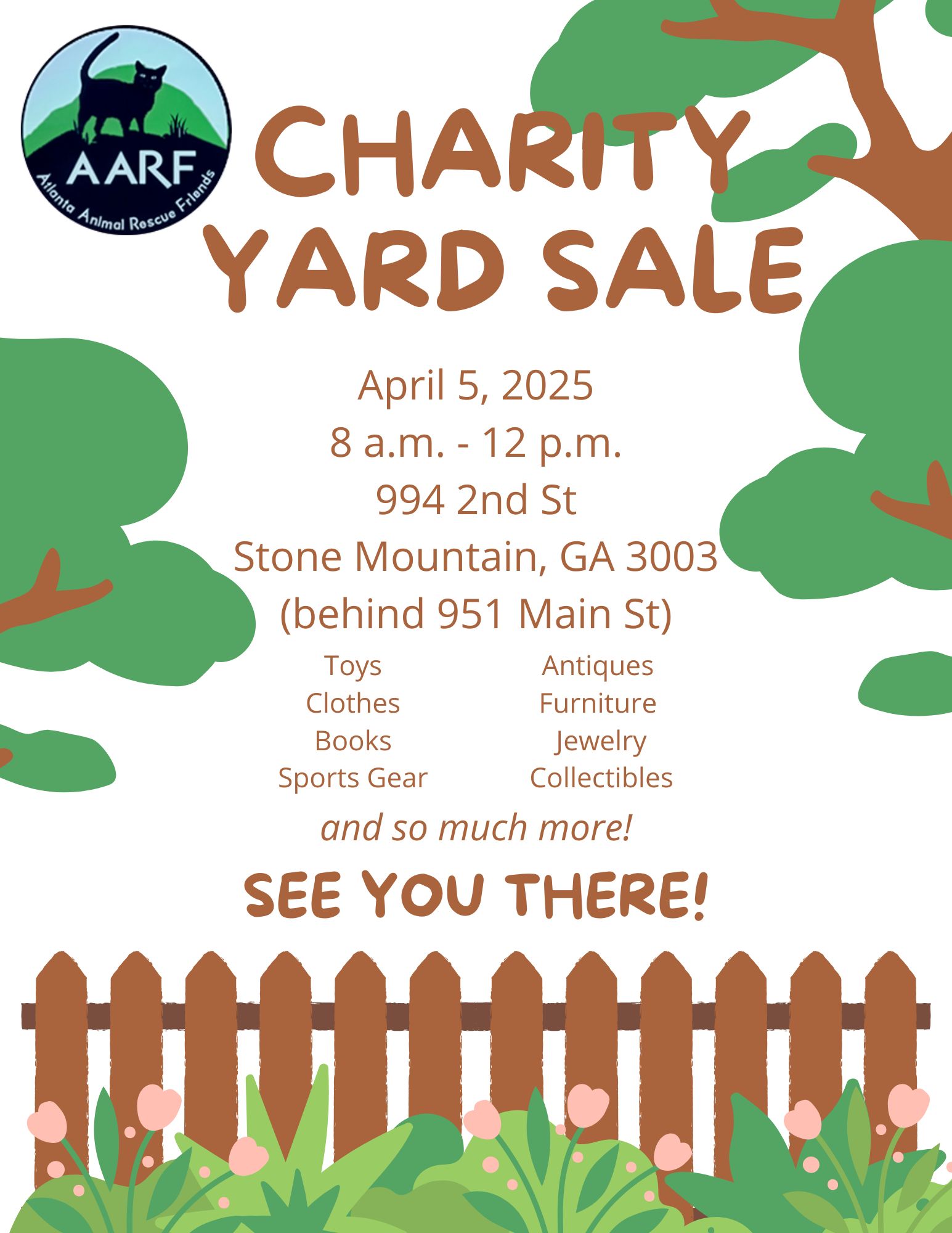 Charity Yard Sale